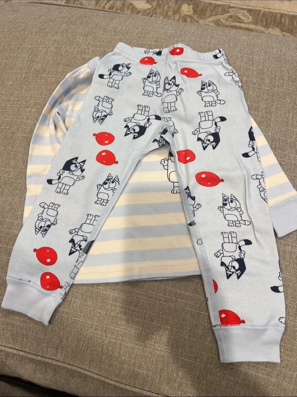 Hanna Andersson Bluey Keepy Uppy Pajamas Long Sleeve